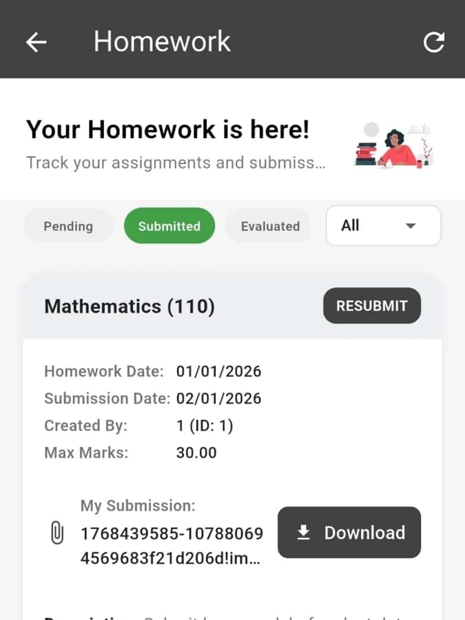 ClassTrack: Homework & Assignments App