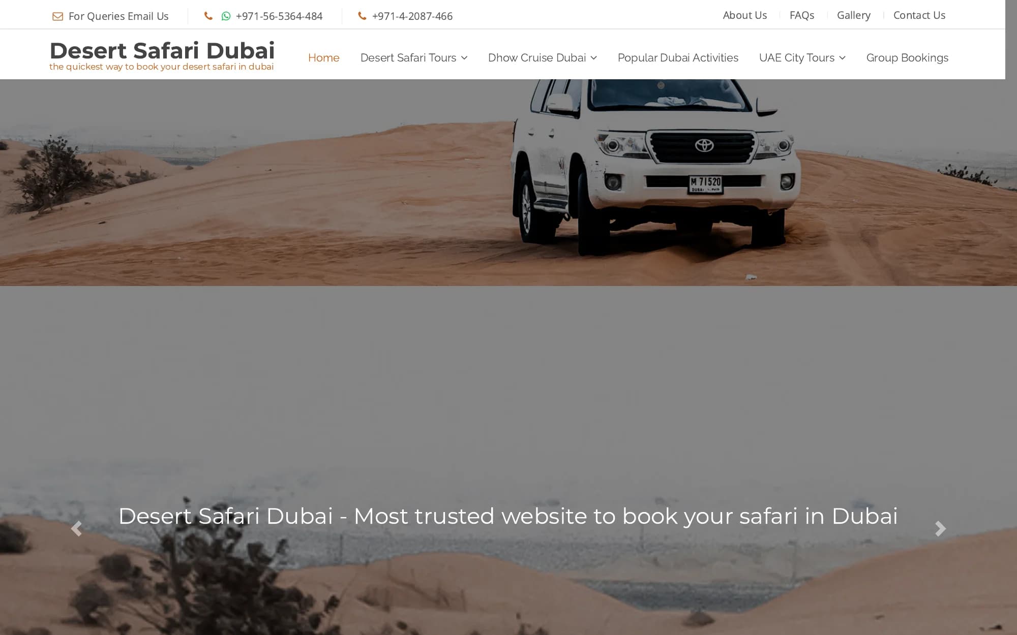 Desert Safari Dubai