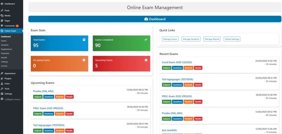ExamCentral: Online Exam Management