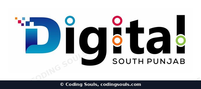Digital South Punjab logo design by Coding Souls