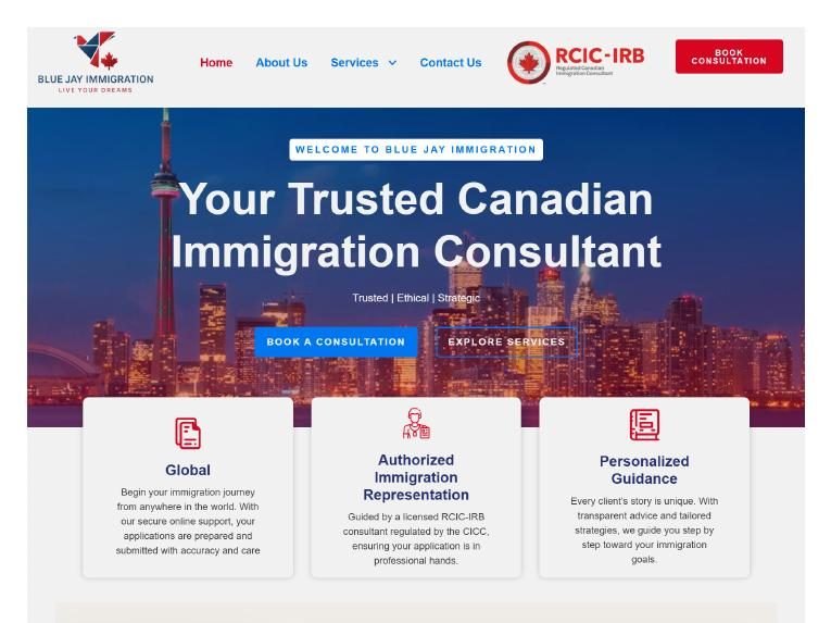 Blue Jay Immigration: Canadian Immigration Consultancy