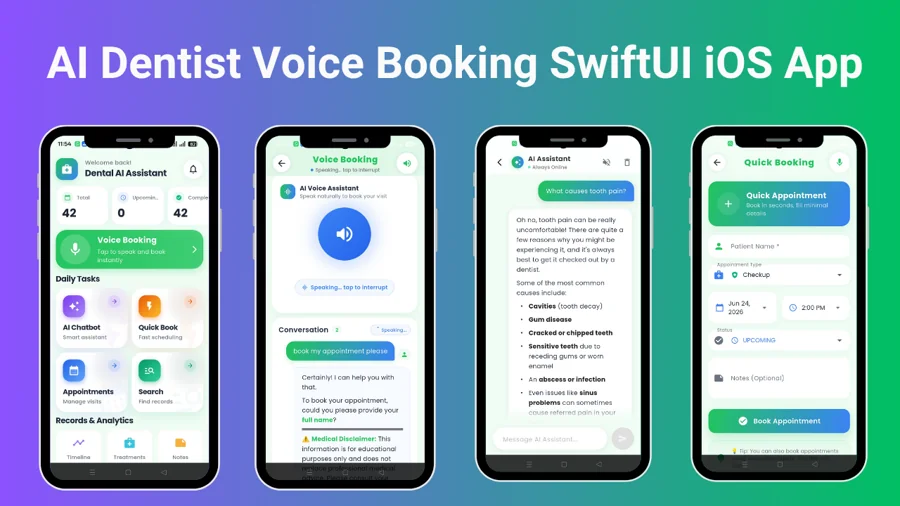 DentalVoice: AI Dental Booking App
