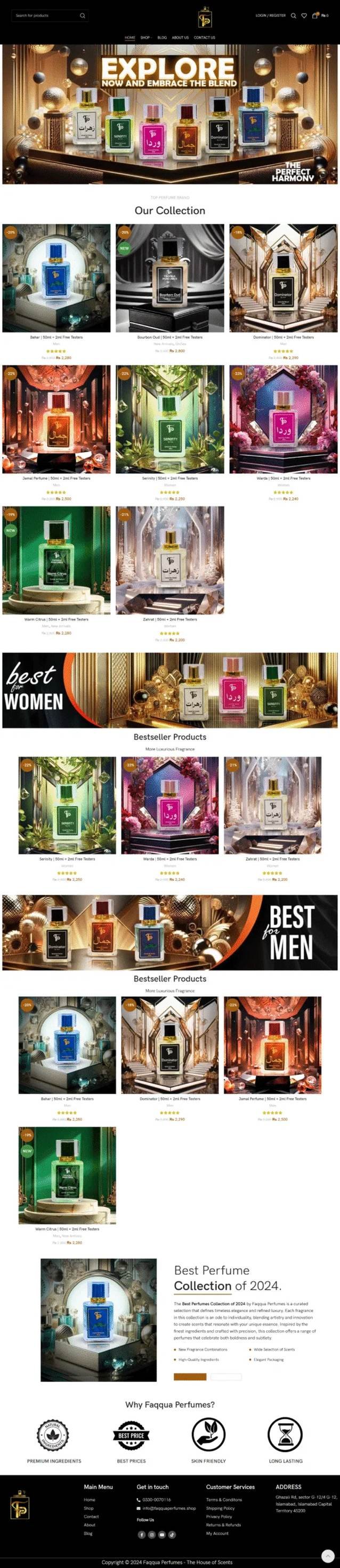FAQQUA Perfumes: Luxury Fragrance Store screenshot 1