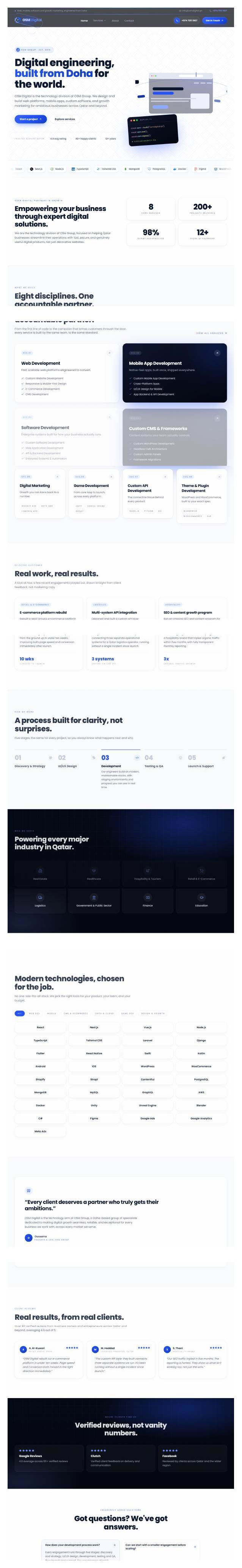 QSM Digital: Technology Division Platform screenshot 1