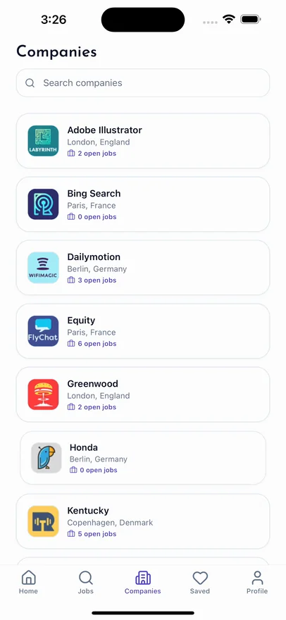 HireLoop: Job Application Platform screenshot 1