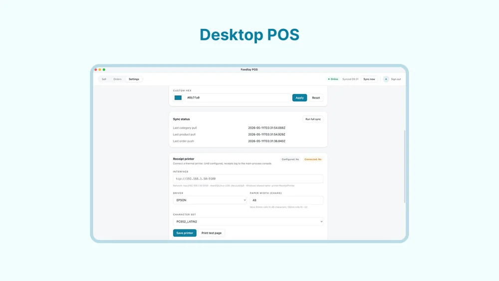 TablePOS: Restaurant Point of Sale screenshot 1
