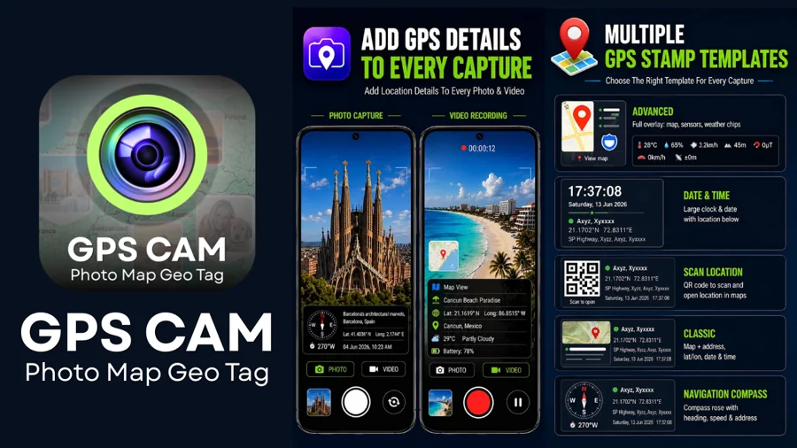 GeoSnap: GPS Camera & Map Tagging App