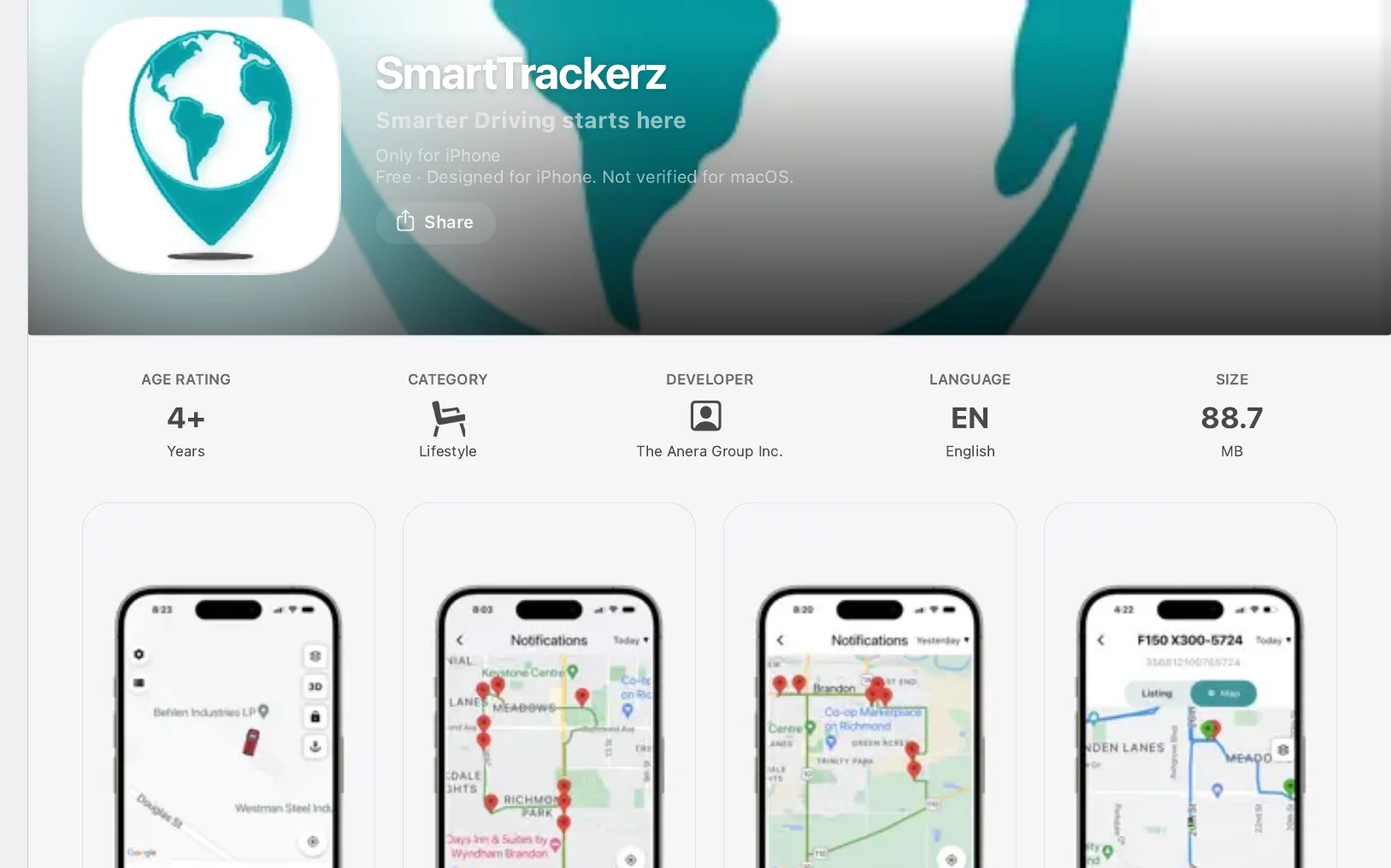 SmartTrackerz screenshot 1