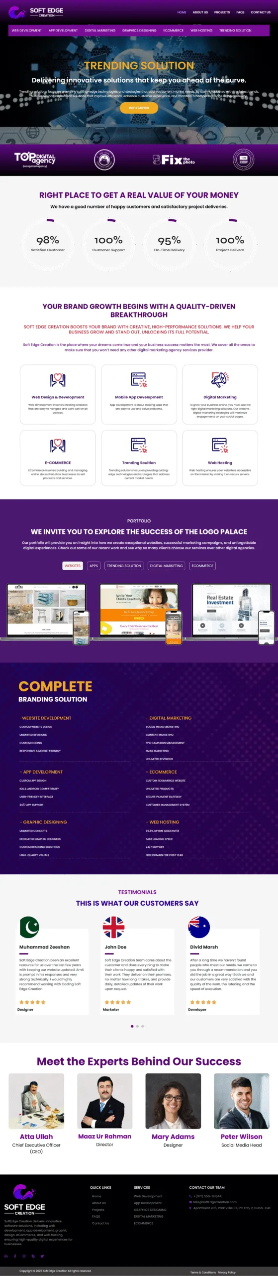 Soft Edge Creation: Full-Stack Development Agency