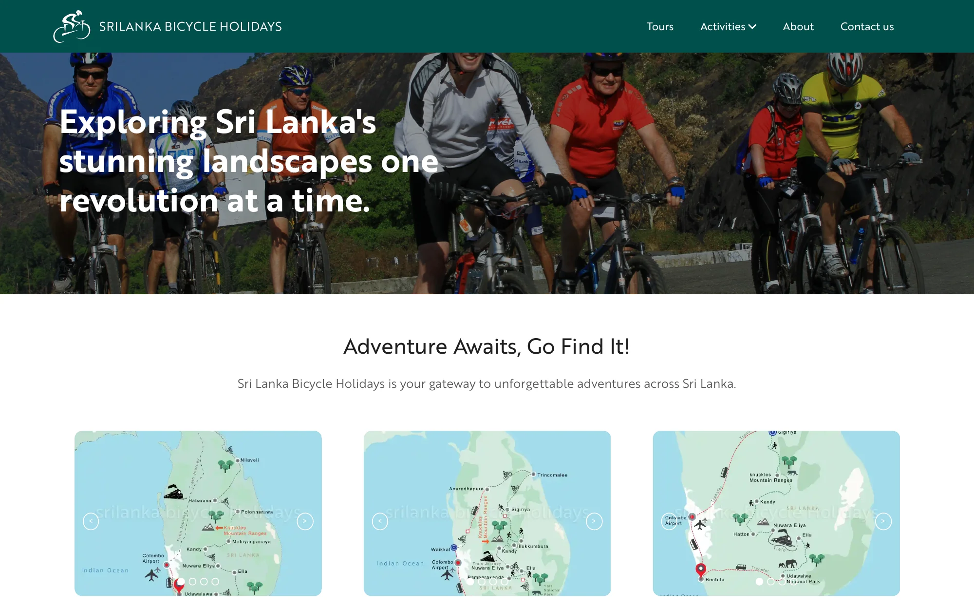 Sri Lanka Bicycle Holidays screenshot 1